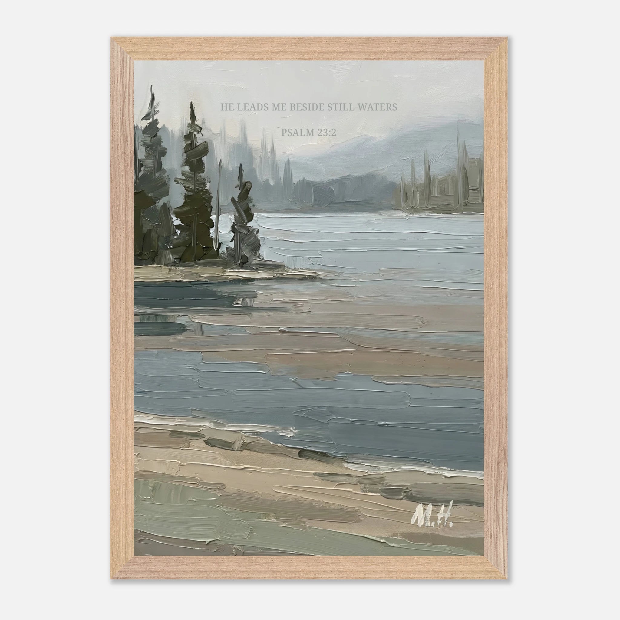 * STILL WATERS ' 絵画　9/50 Still Waters – MOTIF